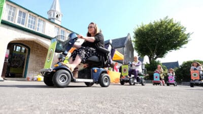 , a disabled-led nature "walk" with wheelchair users