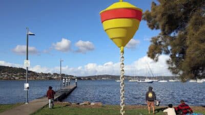 Fiona Lee and Aaron Crowe, High Tide artist's impression, Yapang Sculpture Park, Museum of Art and Culture Lake Macquarie