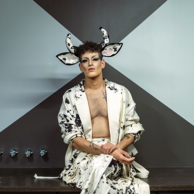 Image of Daniel Hellman as Soya the Cow
